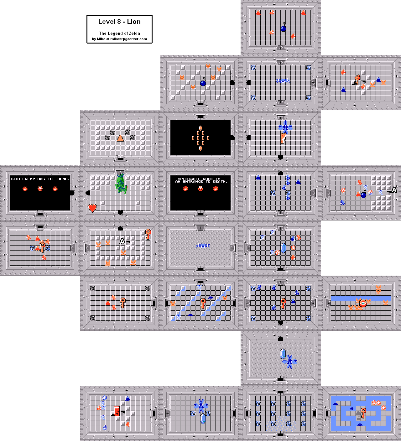Legend Of Zelda Level 9 Map Maping Resources
