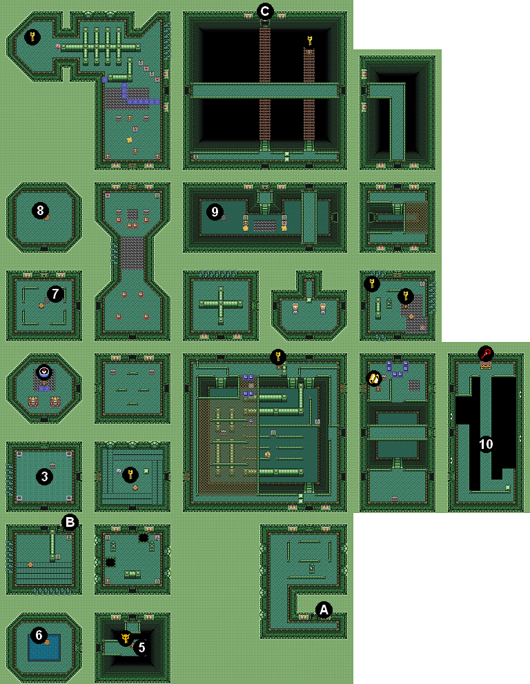 Legend Of Zelda A Link To The Past Map Maping Resources