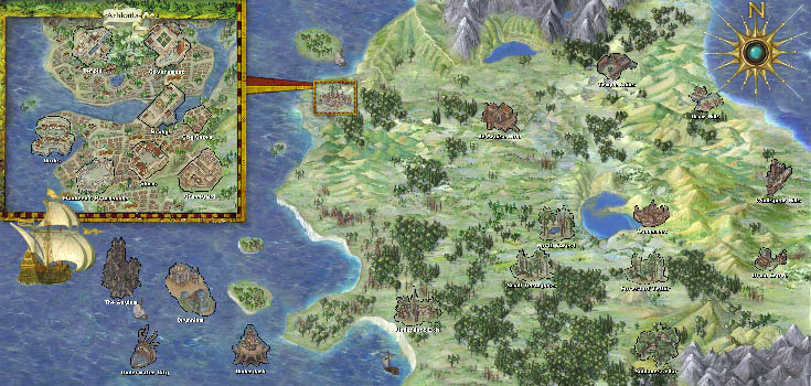 world map baldurs gate enhanced edition