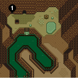 Mike's RPG Center - Zelda: A Link to the Past - Maps - Dark World